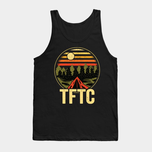 Geocaching TFTC Funny Geocacher Tank Top by Visual Vibes